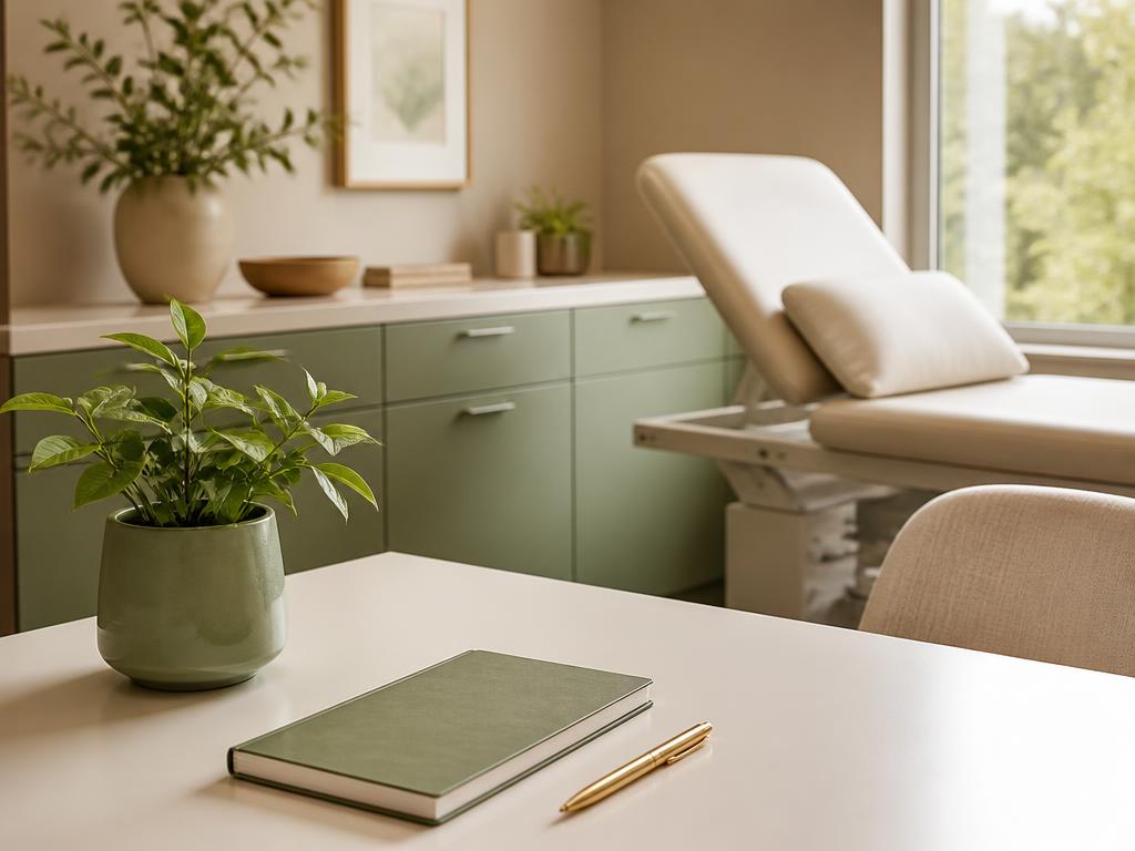 A calm, modern medical consultation space